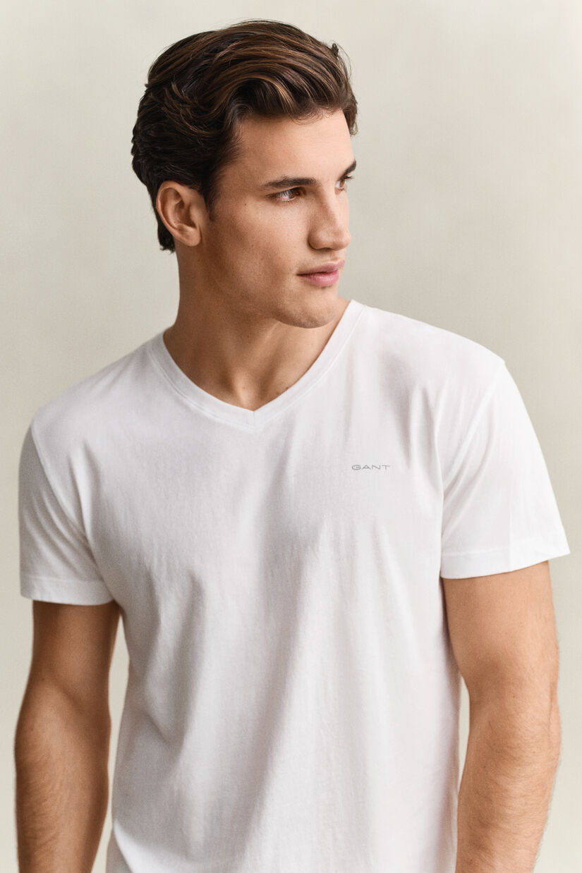 Lot de 2&nbsp;t-shirts col V