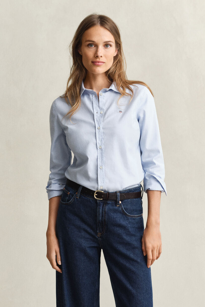 Chemise en coton Oxford stretch