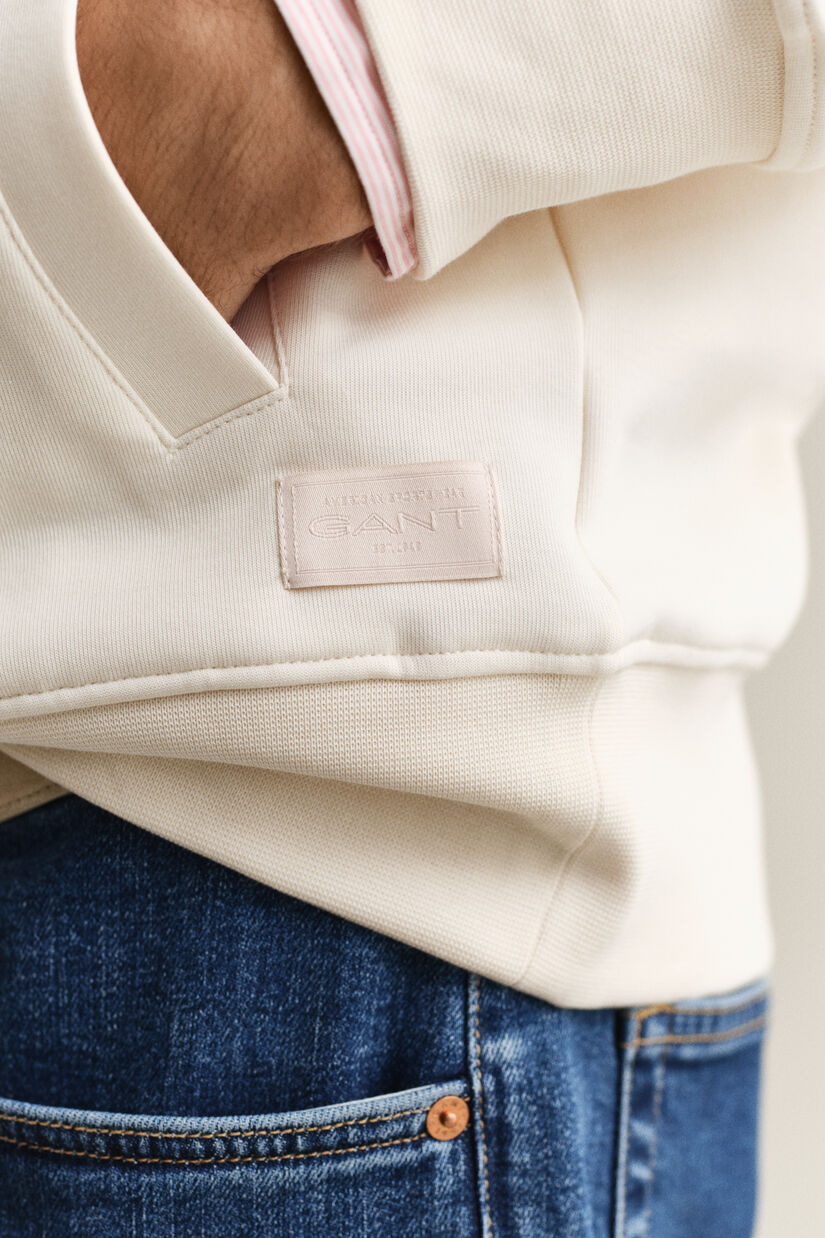 Sweat &agrave; capuche &agrave; tissage interlock