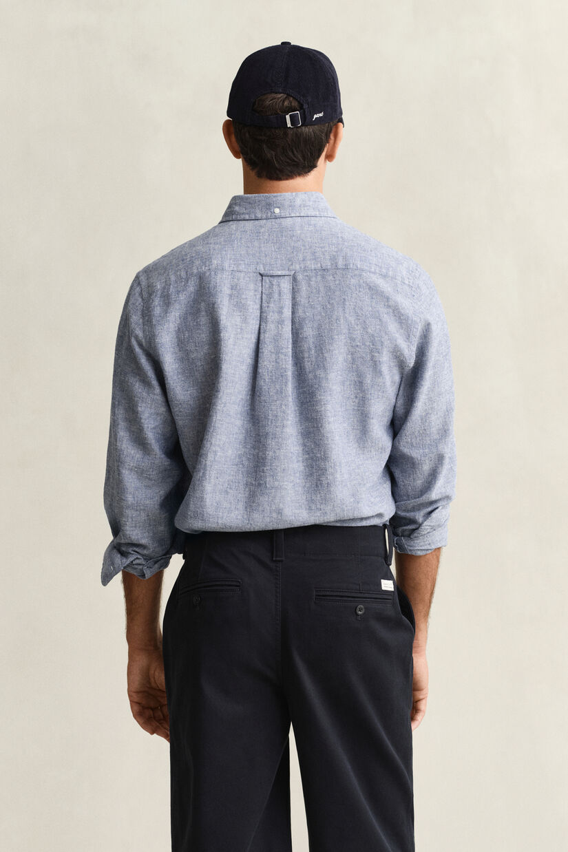 Chemise en lin m&eacute;lang&eacute;