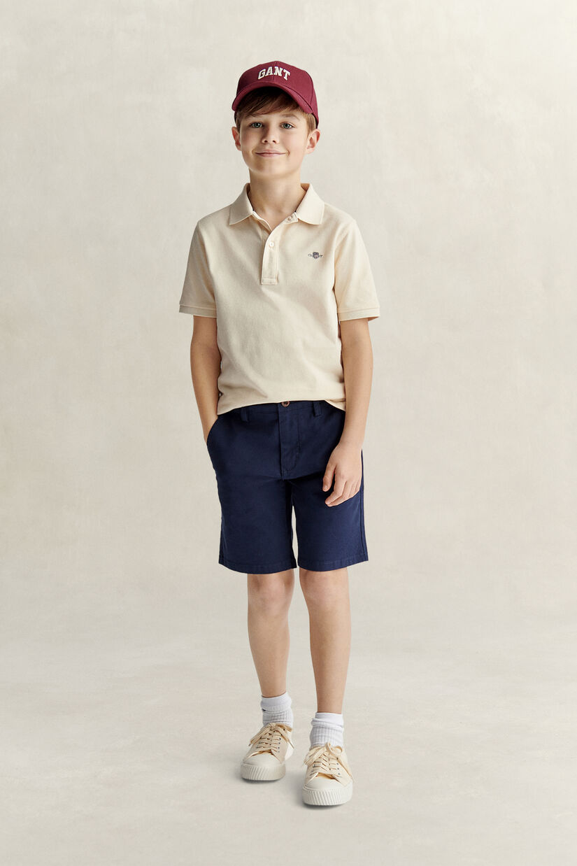 Polo en coton piqu&eacute; Shield Ado