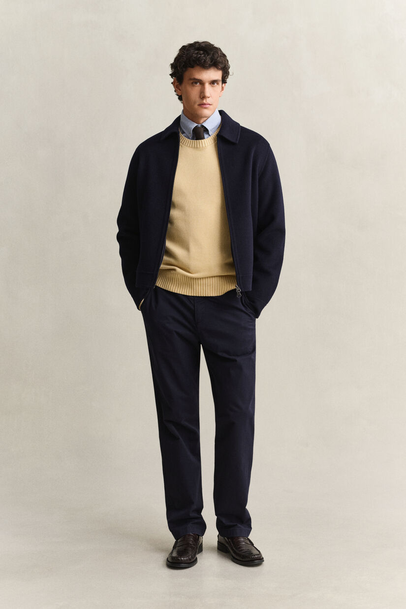 Pantalon chino classique coupe regular
