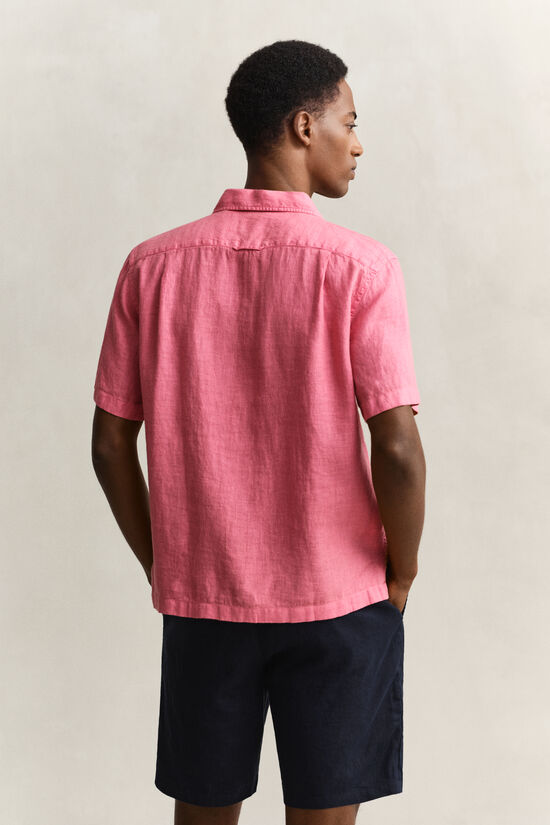 Chemise &agrave; manches courtes en lin