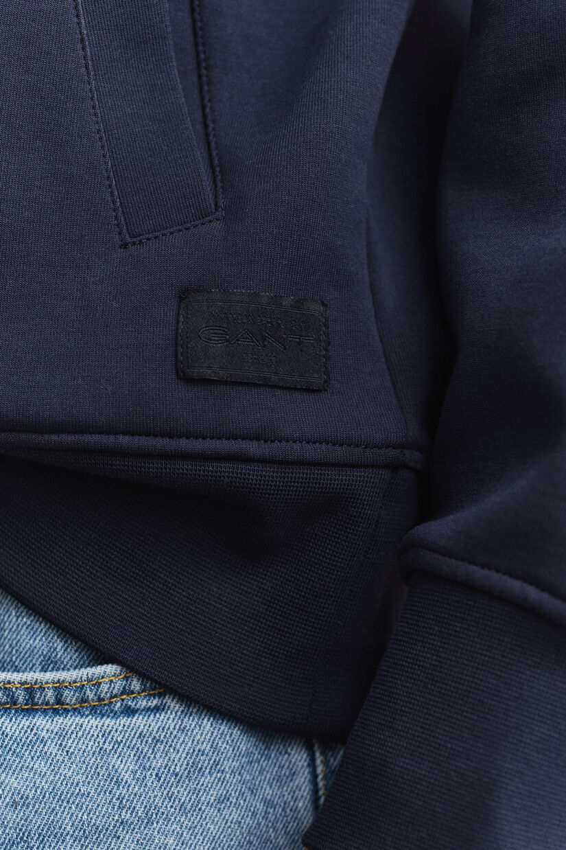 Sweat &agrave; capuche &agrave; tissage interlock