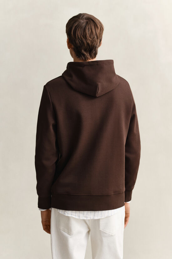 Sweat &agrave; capuche &agrave; tissage interlock