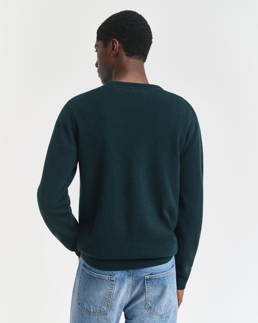 Pull ras du cou en laine d'agneau ultrafine