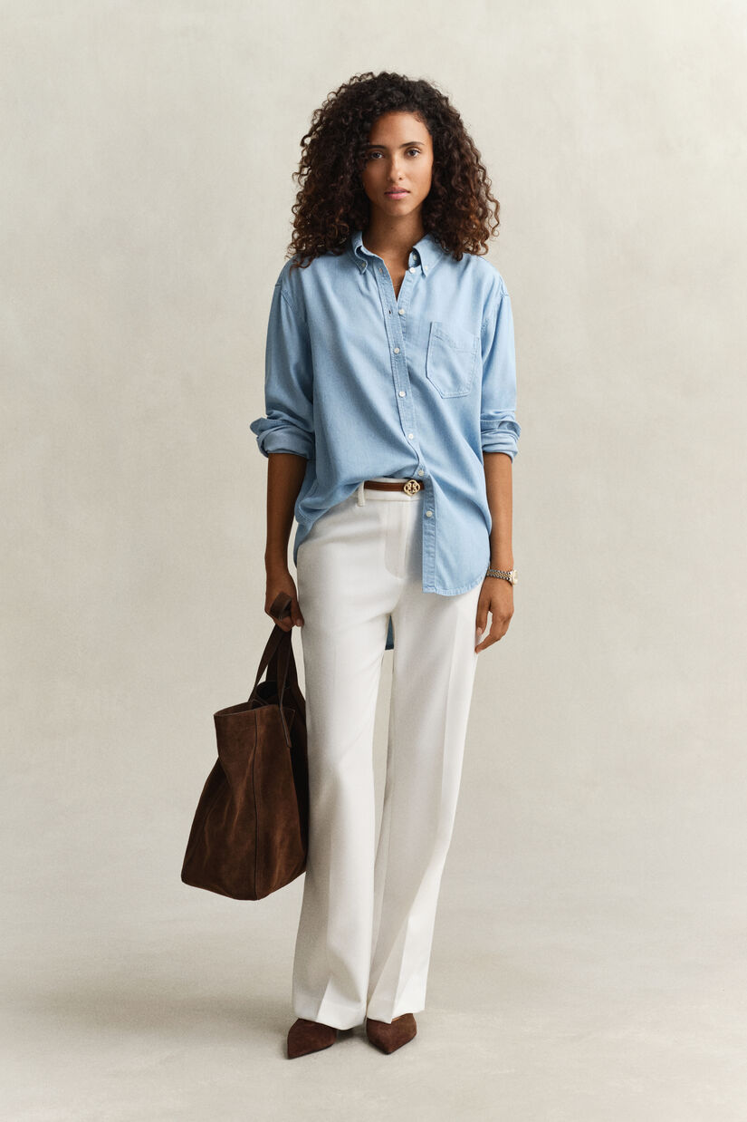 Chemise indigo