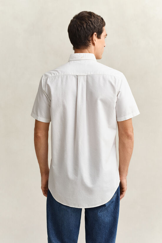 Chemise &agrave; manches courtes en coton Oxford classique