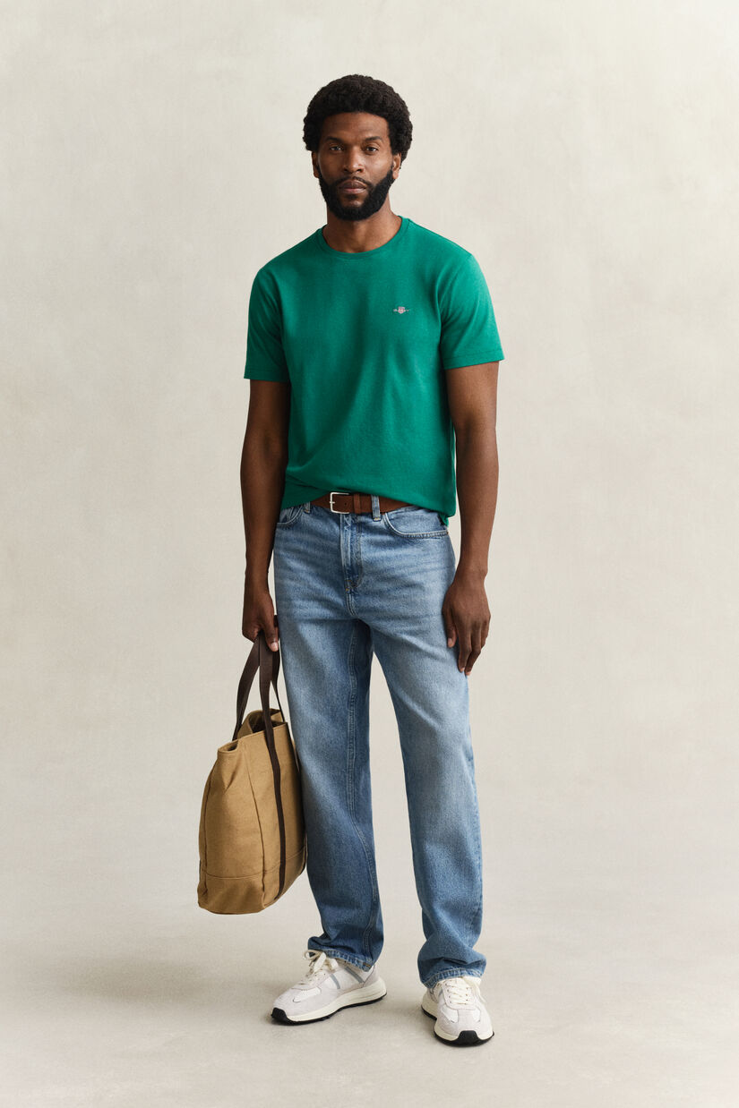 T-shirt coupe regular avec &eacute;cusson