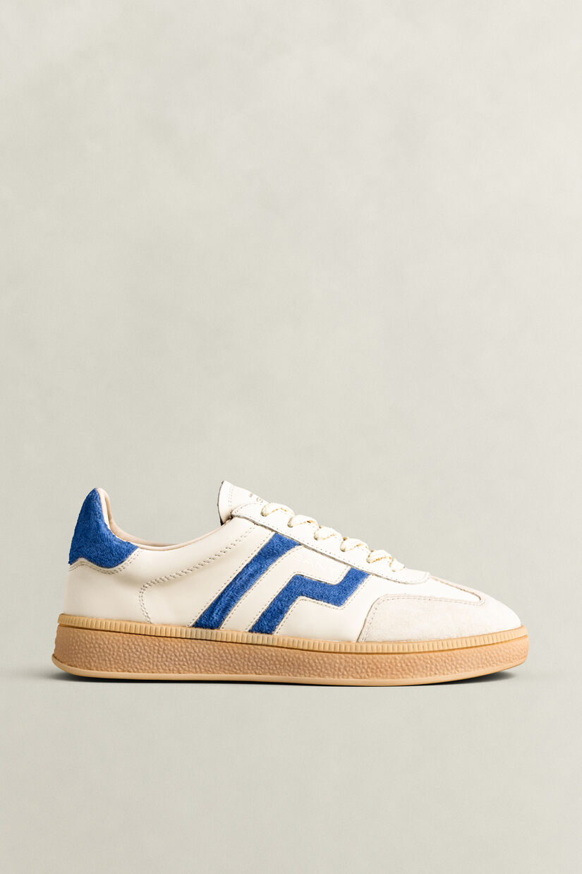 Baskets en cuir et daim Cuzima