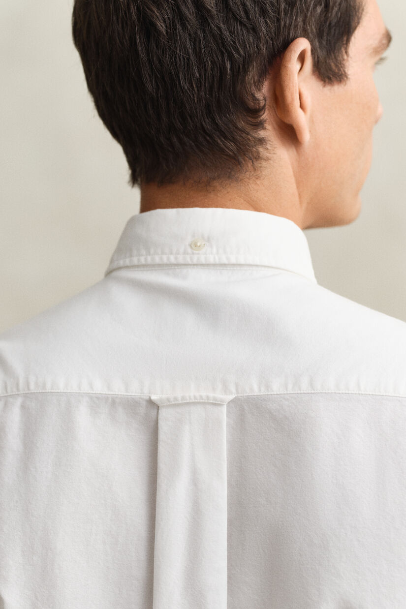 Chemise &agrave; manches courtes en coton Oxford classique