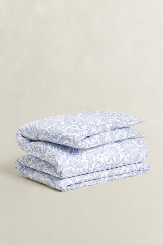 Housse de couette simple &agrave; imprim&eacute; feuille Medallion