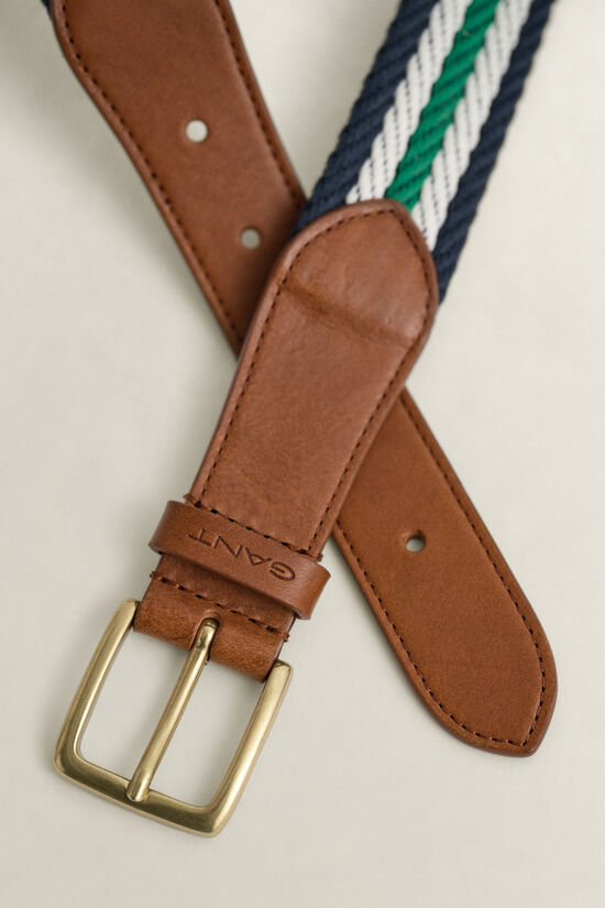 Ceinture en toile &agrave; rayures