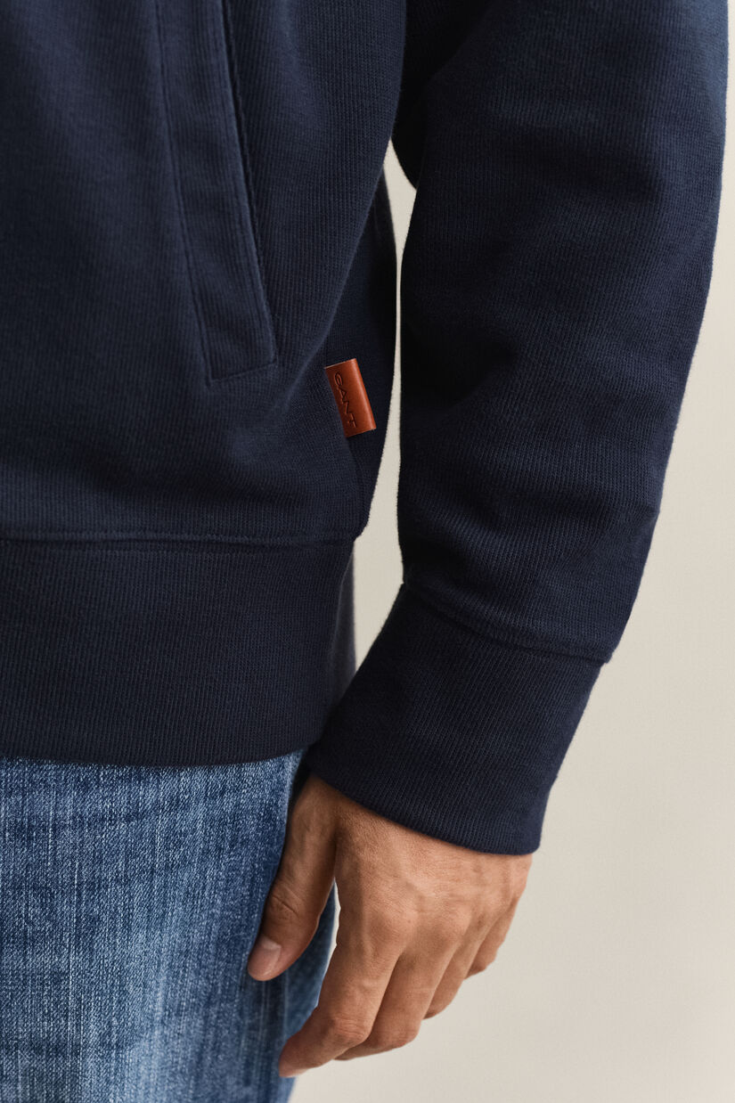 Sweat-shirt zipp&eacute; Sacker Rib