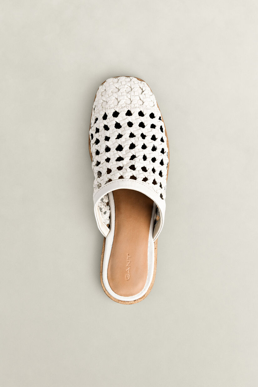 Mules en cuir Gimble