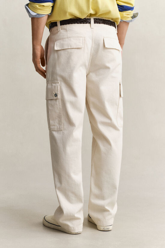 Pantalon cargo &agrave; chevrons