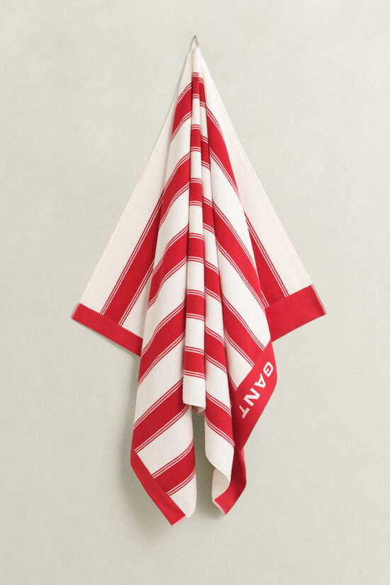 Serviette de plage &agrave; rayures Yacht