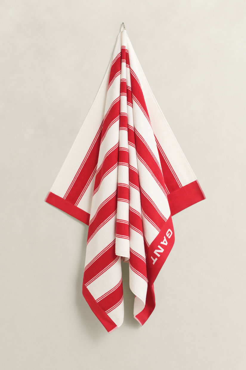 Serviette de plage &agrave; rayures Yacht