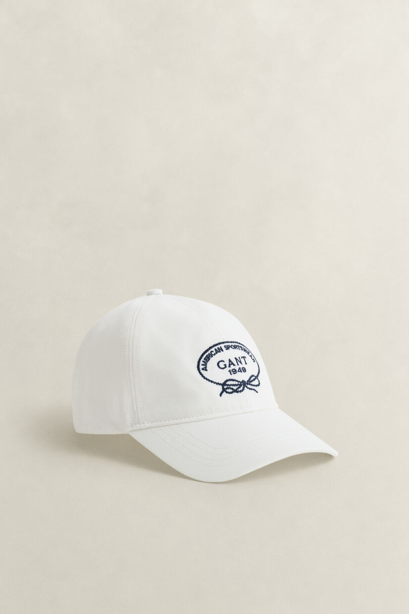 Casquette en serg&eacute; de coton Graphic