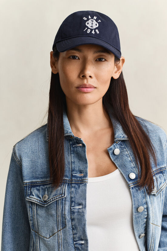 Casquette en serg&eacute; de coton Graphic